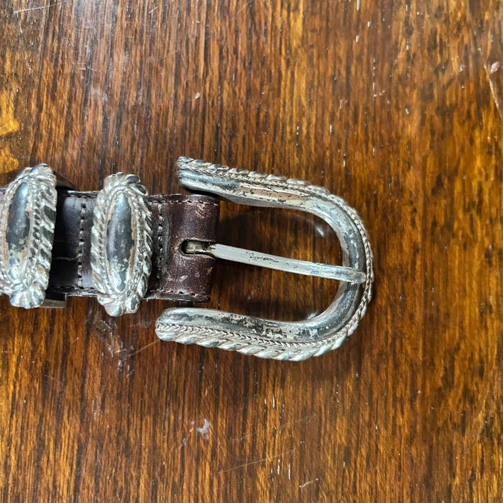 Brighton Distressed Leather Women's Belt Sz Medium